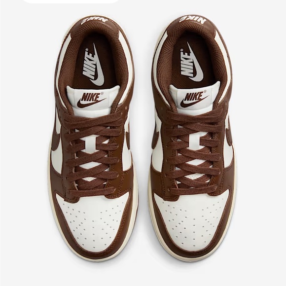 NEW NIKE DUNKS LOW Sail/Coconut milk/Cacao Wow Men\'s 10.5 (W 12) Run 1/2 sz big main image 10